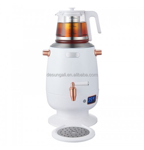 2200W Stainless steel Turkish electric boil samovar kettles 3500ML electric tea kettle with teapot 2200W Stainless steel Turkish electric boil samovar kettles 3500ML electric tea kettle with teapot