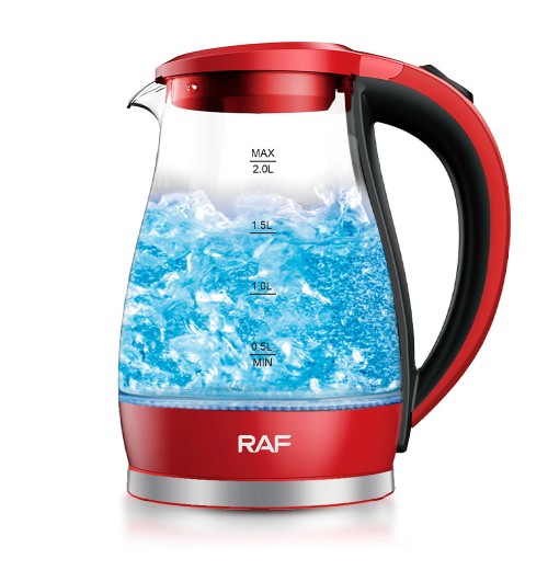 RAF Red Black Water Electric Kettle Kitchen Appliance Modern Popular Water Kettle Jug RAF Red Black Water Electric Kettle Kitchen Appliance Modern Popular Water Kettle Jug