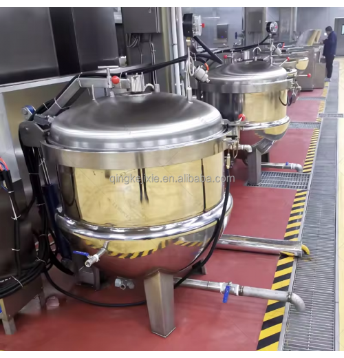 Pressure cooking kettle with basket industrial jacket pressure cooker Pressure cooking kettle with basket industrial jacket pressure cooker