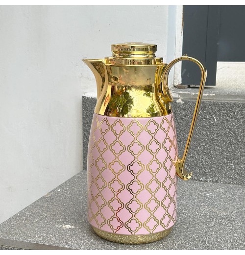 Modern Arabic Style Water Thermos Jug Steel Kettle Teapot for Drinks Metal Drinkware Modern Arabic Style Water Thermos Jug Steel Kettle Teapot for Drinks Metal Drinkware