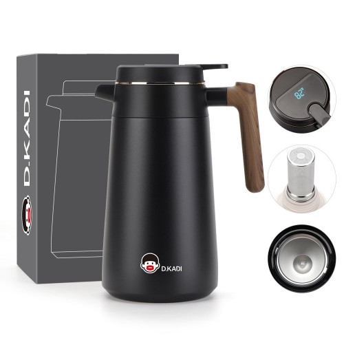 High Quality Classic Design 1680ML Multifunctional 18/8 Stainless Steel Vacuum Flask Double Wall Coffee and Water Pot High Quality Classic Design 1680ML Multifunctional 18/8 Stainless Steel Vacuum Flask Double Wall Coffee and Water Pot